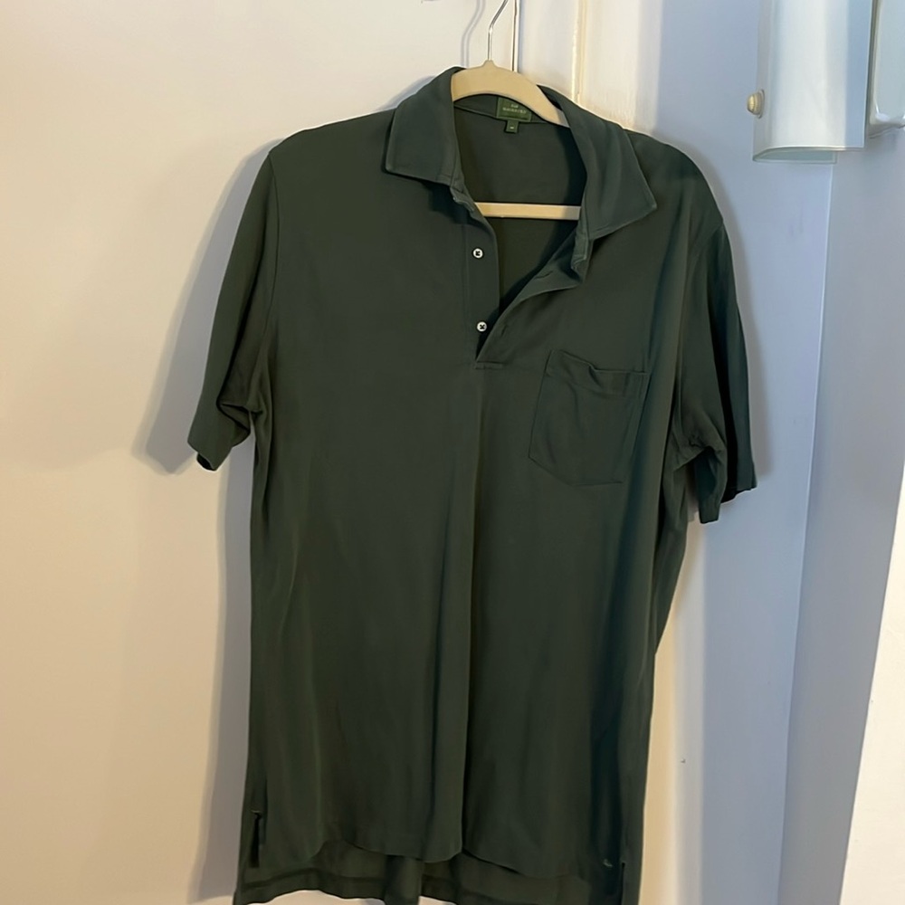 Sid Mashburn Men's Medium Green Polo Shirt